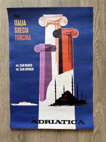 Anonymous - Manifesto pubblicitario Adriatica – Italia