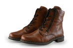 Rieker Veterboots in maat 40 Bruin, Bruin, Verzenden, Boots, Zo goed als nieuw