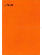 1971 VOLKSWAGEN K70 BROCHURE FRANS, Ophalen of Verzenden, Nieuw