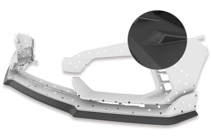 Cupspoiler voor Honda Civic FK8 Type R CSL440-L, Auto-onderdelen, Carrosserie, Nieuw, Verzenden