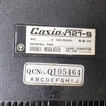 Casio - Rekenmachine - 1970-1980 - Vintage 1973 Casio 121-S