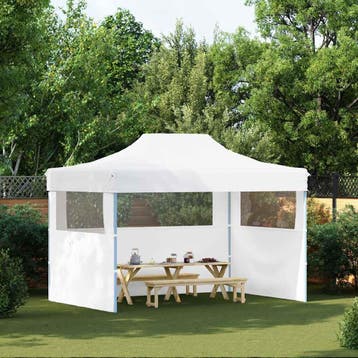 vidaXL Partytent met 3 zijwanden inklapbaar 280x410x315 cm, Verzenden
