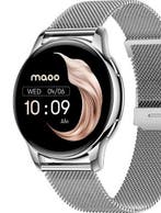 2dekans | Maoo Ventura AMOLED Smartwatch Dames – RVS & 4x, Sports & Fitness, Cardiofréquencemètres, Ophalen of Verzenden