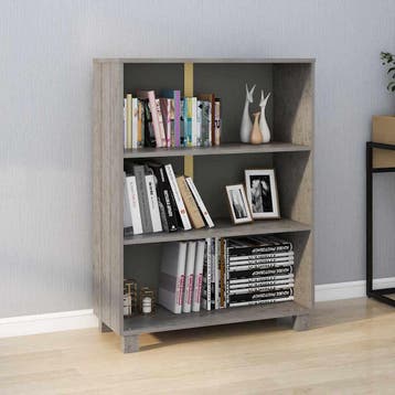 vidaXL Boekenkast HAMAR 85x35x112 cm massief grenenhout, Verzenden