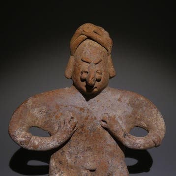 Colima, Westkust van Mexico Terracotta Zittende figuur. 12, Verzamelen