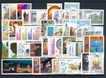 Espagne 2001/2001 - Timbres d’Espagne année 2001, complets
