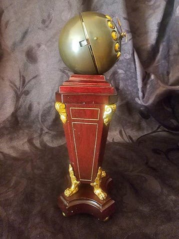 Pendule de cheminée - Bois, Laiton - 1920-1930