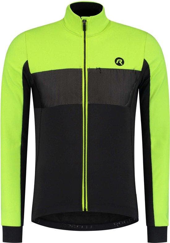 Rogelli Attq Fietsjack Winter - Heren - Zwart, Fluor-Geel..., Vêtements | Hommes, Vestes | Hiver, Envoi