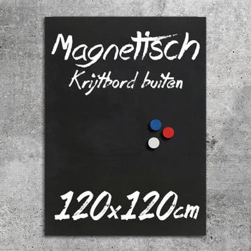 Krijtbord Buiten Magnetisch 120x120 cm, Verzenden, Nieuw