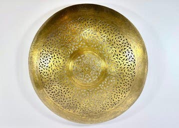 Plafonnier - Laiton - Grande lampe mauresque, Antiek en Kunst