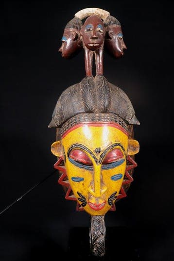 Mask - Guro Mask - 51 cm - Ivoorkust