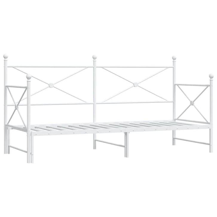 Wit Slaapbankje 90x200 | Tweede Kansje | OP = OP, Huis en Inrichting, Slaapkamer | Slaapbanken, 90 cm, 200 cm, Wit, Nieuw, Tweepersoons