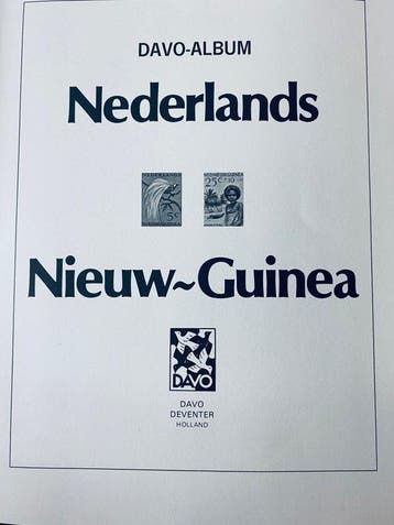 Wereld - Collectie NL-Overzee in DAVO LX Album in Cassette, Gestempeld