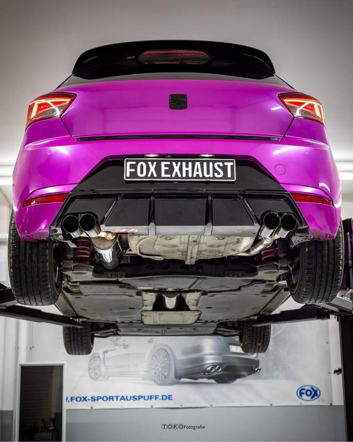 FOX Seat Ibiza V - KJ einddemper met uitlaatklep uitlaat rec, Autos : Pièces & Accessoires, Systèmes d'échappement, Envoi