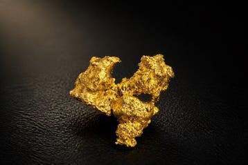 Goud Goud nugget - Hoogte: 9.42 mm - Breedte: 8.72 mm- 1.44