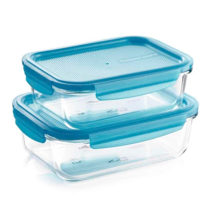 Tupperware Set Premiaglass Ovenschalen met Deksel, Huis en Inrichting, Keuken | Tupperware, Nieuw, Verzenden