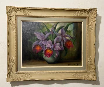 Hollandse School (XX) - Bloemstilleven, Antiek en Kunst