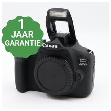 10% korting | Canon EOS 2000D body | Tweedehands, Verzenden