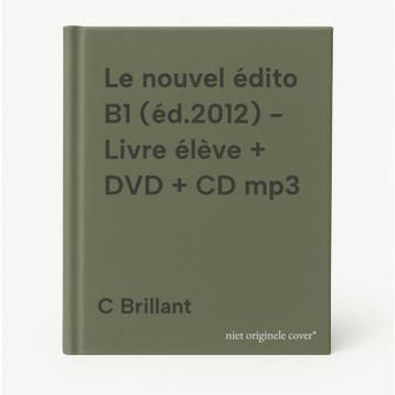 Le nouvel édito B1 (éd.2012) - Livre élève + DVD + CD mp3, Verzenden, Zo goed als nieuw, C Brillant