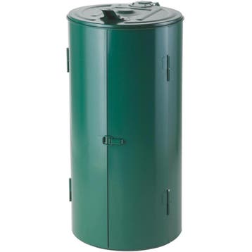 Afvalzakhouder | Metaal | Groen | 120L | Klapdeksel |, Verzenden, Nieuw in verpakking