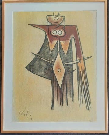 Wifredo Lam (1902-1982) - Demoiselle blasonnée (from Pleni, Antiquités & Art