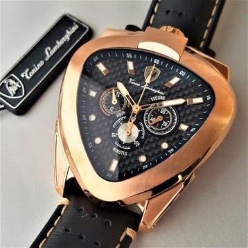 Lamborghini - SPYDER - Chronograph Gold - Bullhead - New -, Nieuw