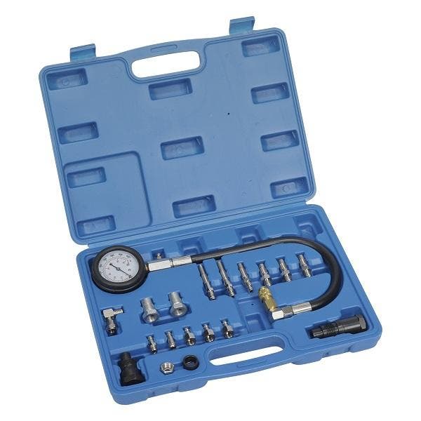 Compressie tester voor diesel motoren - 20 delig, Auto diversen, Autogereedschap, Nieuw, Verzenden
