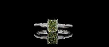 Zonder minimumprijs - Ring - 14 karaat Witgoud - 1.15ct. tw., Nieuw