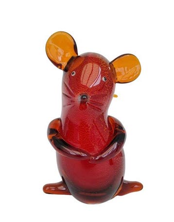 Figurine - cute mouse - Verre