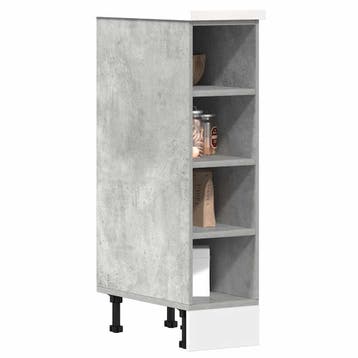vidaXL Onderkast Riga 20x44,5x81,5 cm bewerkt hout, Huis en Inrichting, Verzenden, Nieuw