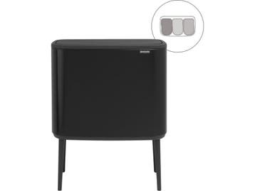 Brabantia Bo Touch Bin - Prullenbak - 3 x 11 liter -, Verzenden, Zo goed als nieuw