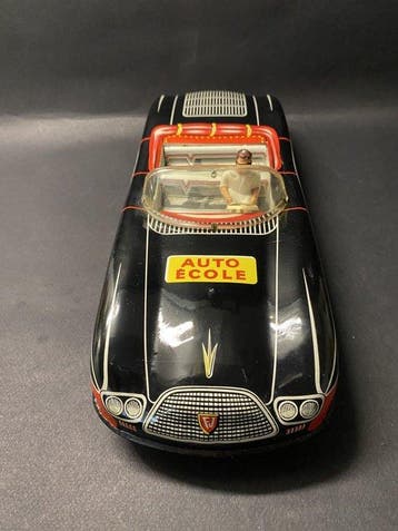 France Jouets (FJ) - Blikken speelgoed - Voiture Auto-Ecole, Antiek en Kunst