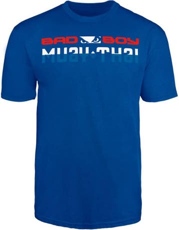 Bad Boy MUAY THAI DISCIPLINE T-shirt Blauw MUAY THAI Kleding, Vechtsport, Bad Boy, Verzenden, Blauw