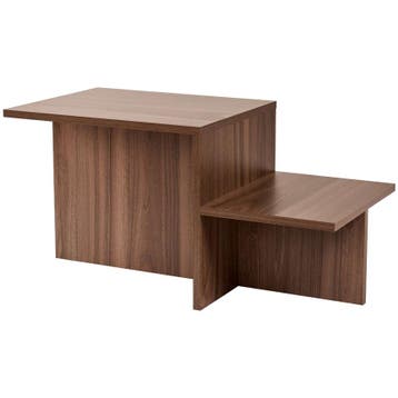Evila Salontafel - Houtkleurig - Nieuw/Ongebruikt - Melamine, Verzenden, Nieuw, 50 tot 100 cm, Scandinavisch