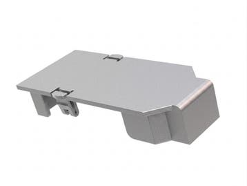 Gamecube Serial Port 1 cover - Silver, Verzenden, Nieuw