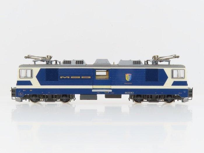 Bemo H0m - 1280 - Elektrische locomotief (1) - GDe 4/4 - MOB, Hobby & Loisirs créatifs, Trains miniatures | HO