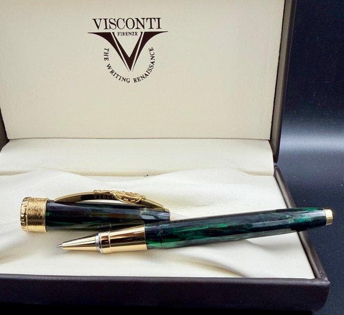 Visconti - Salvador Dalì Dance of Time I Dark Green - Roller, Collections, Stylos