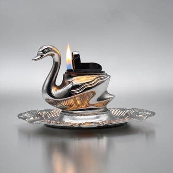 Mod. Cigno Vintage in Stile Old England, 1960s - Briquet -