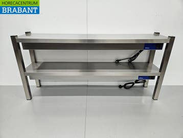 RVS Dubbele Warmtebrug Warmhoudbrug Verwarmde Etagere, Ophalen of Verzenden, Nieuw in verpakking