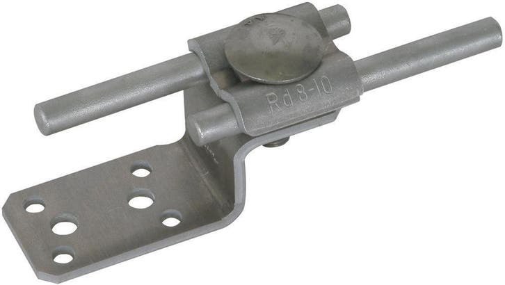 Dehn Z-Shaped Al Connection Lug With Double Cleat RD 8-10mm, Bricolage & Construction, Électricité & Câbles, Envoi