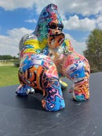 Statue, street Art monkey - 32 cm - polyrésine