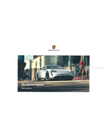 2019 PORSCHE TAYCAN BROCHURE NEDERLANDS