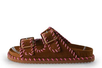Colors of California Slippers in maat 39 Bruin, Kleding | Dames, Schoenen, Slippers, Bruin, Verzenden, Zo goed als nieuw