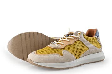 Echt Sneakers in maat 42 Geel, Kleding | Heren, Schoenen, Echt, Overige kleuren, Verzenden, Zo goed als nieuw