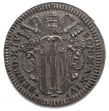 Rome. Italy Stato Pontificio. Grosso Benedetto XIV