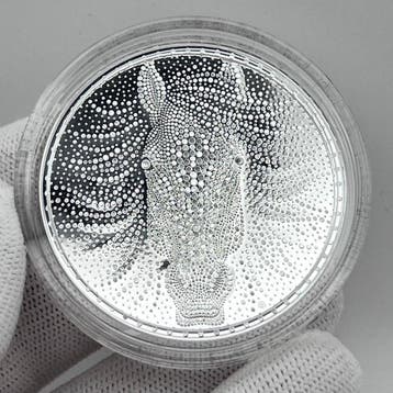 Niue. 5 Dollars 2025 – Year of the Horse – 2 oz Silver coin