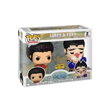 Funko POP!  One Piece - Luffy & Foxy  2-Pack Hot Topic, CD & DVD, Verzenden