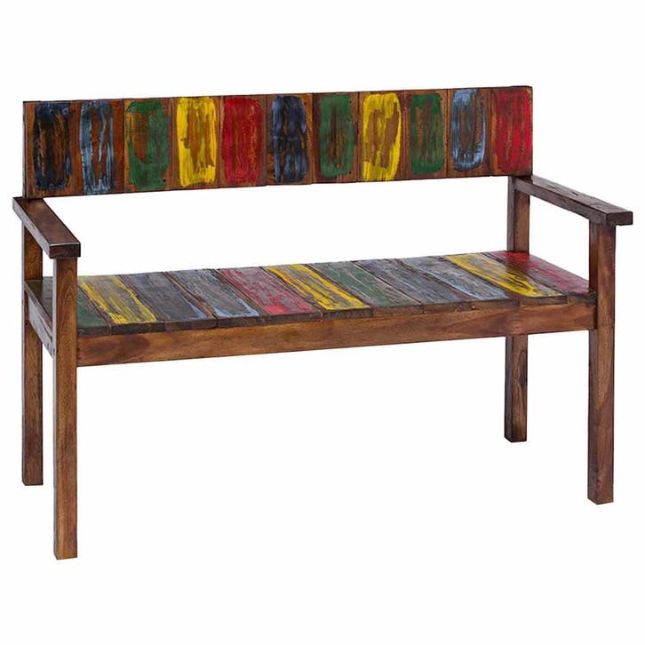 vidaXL Eetkamerstoelen 4 st massief gerecycled hout, Huis en Inrichting, Stoelen, Nieuw, Verzenden