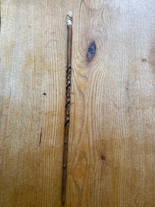 Wandelstok - Been, Hout - Mooie antieke wandelstok, Antiek en Kunst, Antiek | Overige Antiek