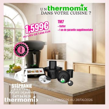Thermomix (Bimby) TM7 Liège – Accessoires offerts, Verzenden